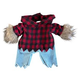 Chewy Frisco Wearwolf Dog Costume Red Riding Hood Big Bad Wolf